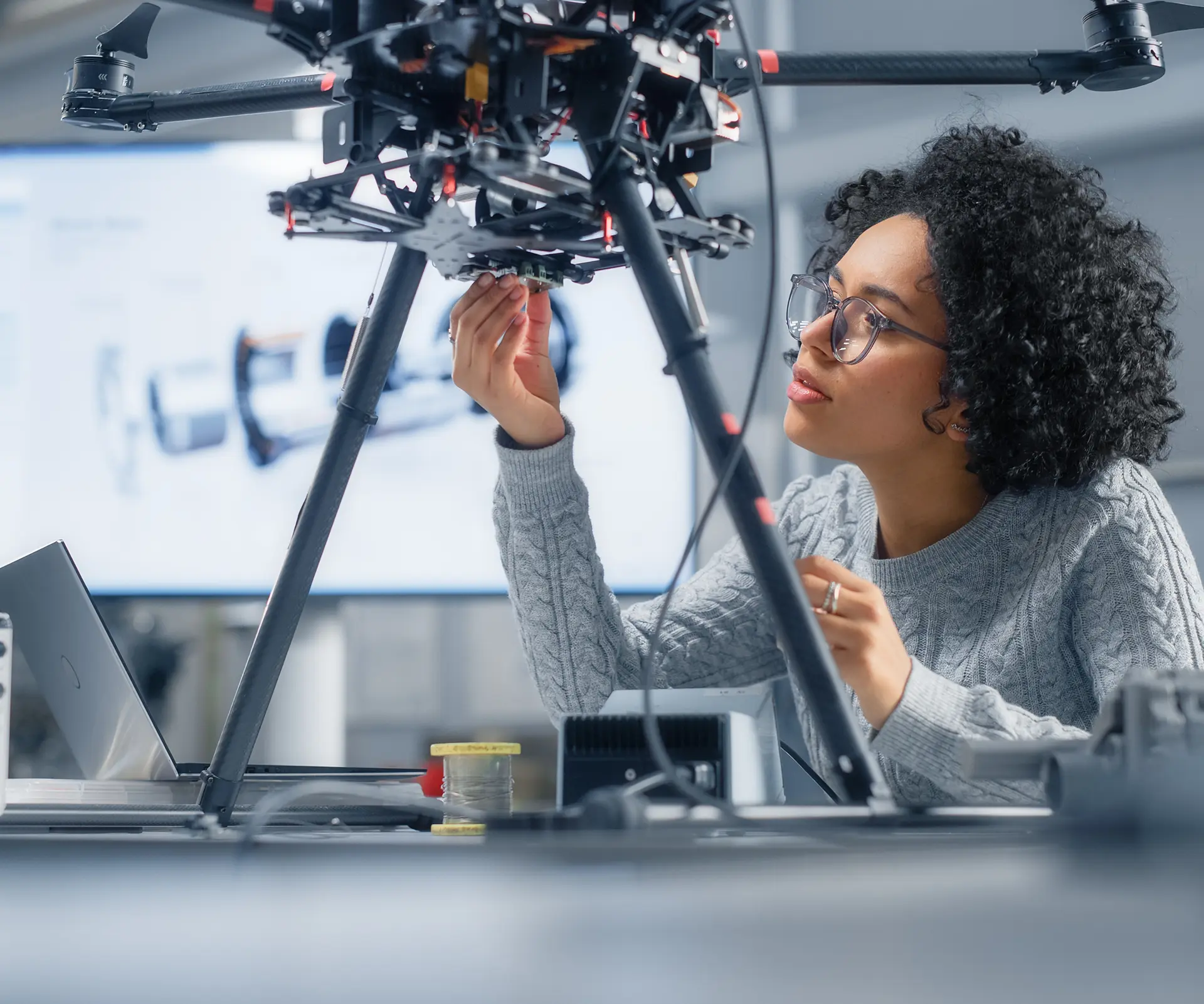 Advanced R&D labs, prototyping facilities, and tech infrastructure